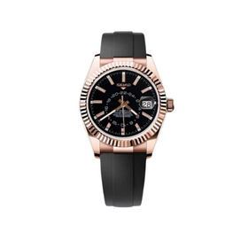 Sky Dweller Mod Rosé Caoutchouc