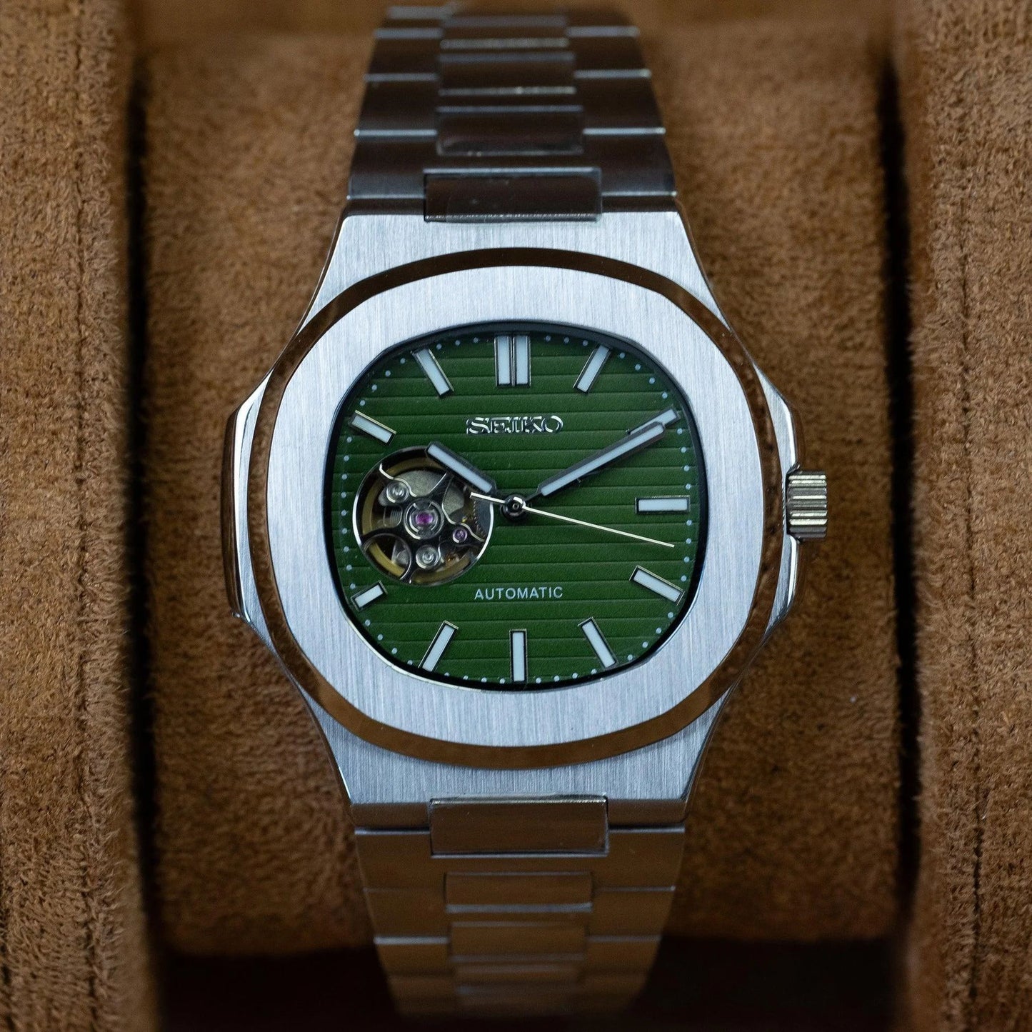 Nautiko olive green open heart