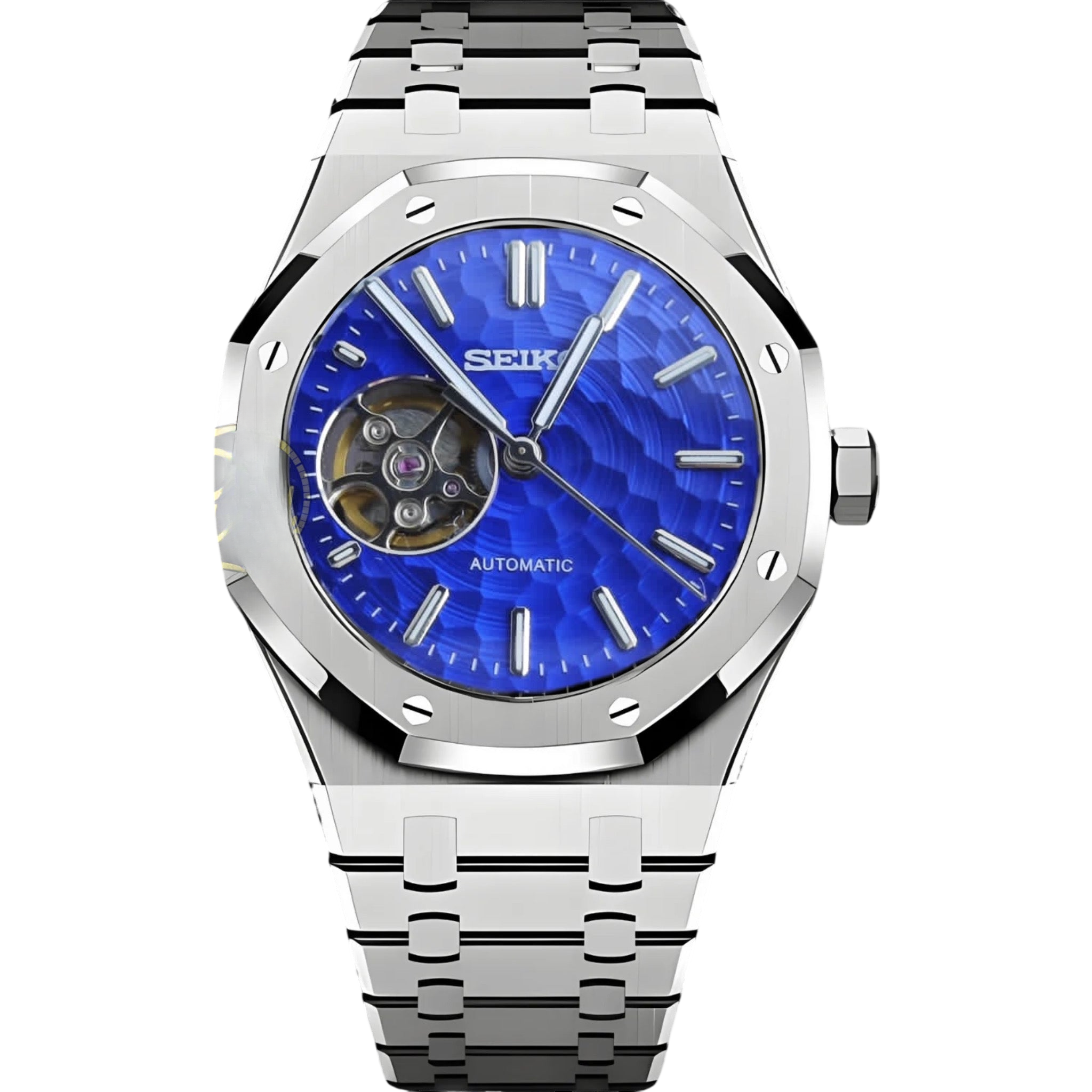 Royal seikoak blue open heart