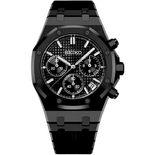 Royal seikoak blacked out chronograph
