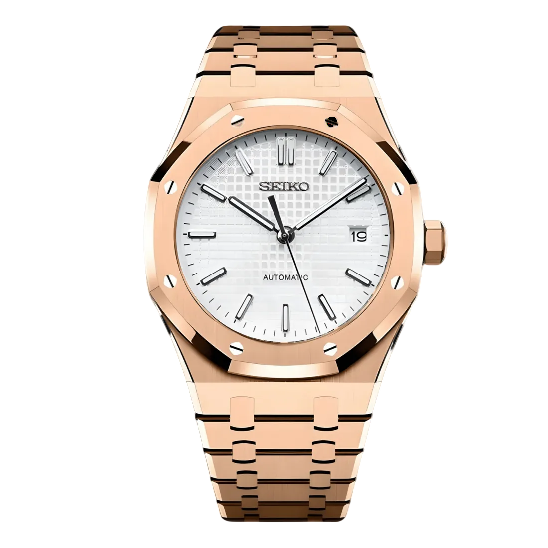 Royal seikoak rose gold