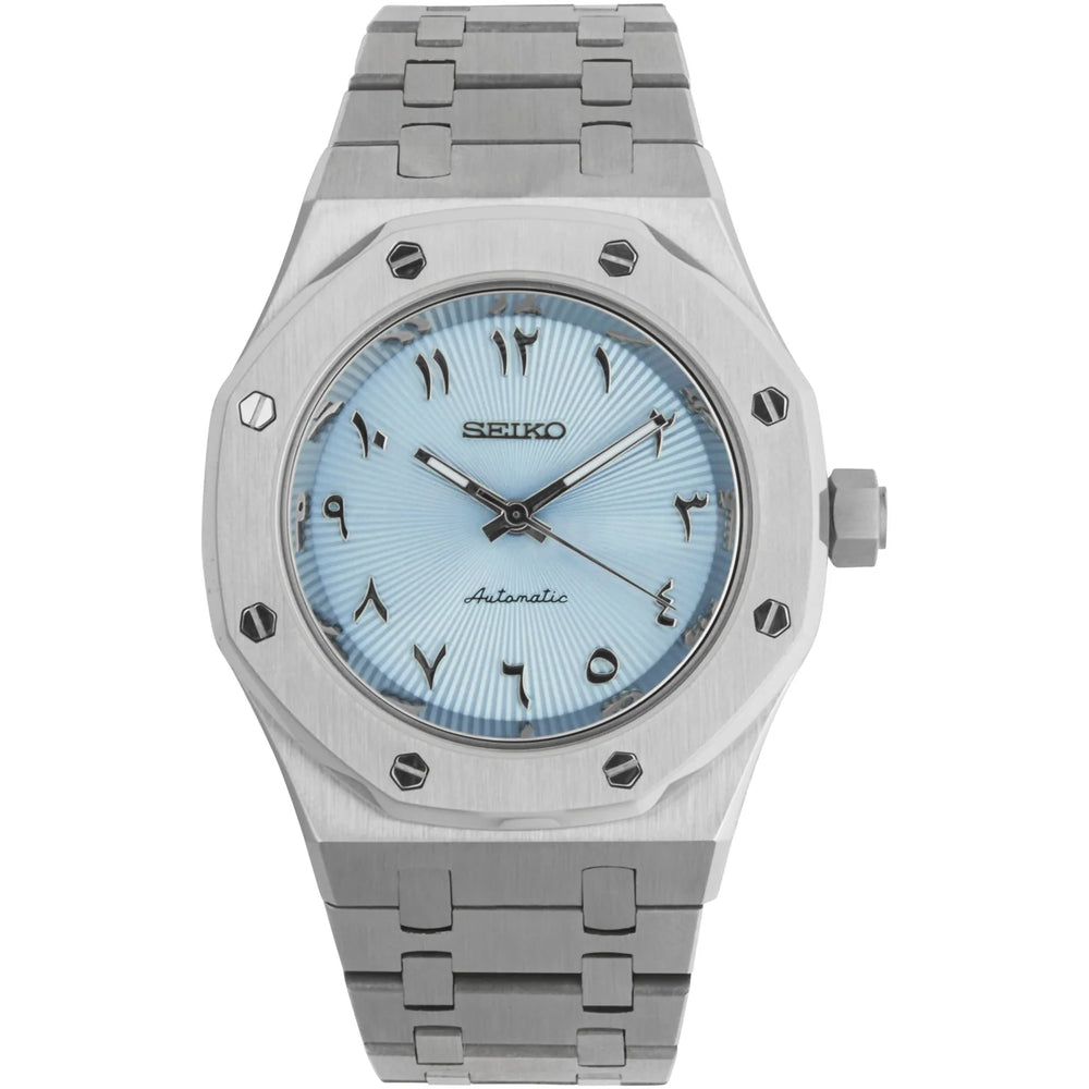 Royal Seikoak ice blue arabic