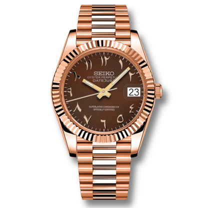 Seikojust rose gold arabic