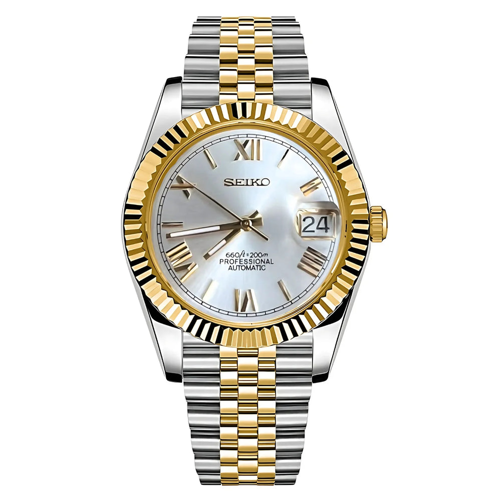 Seikojust two tone gold