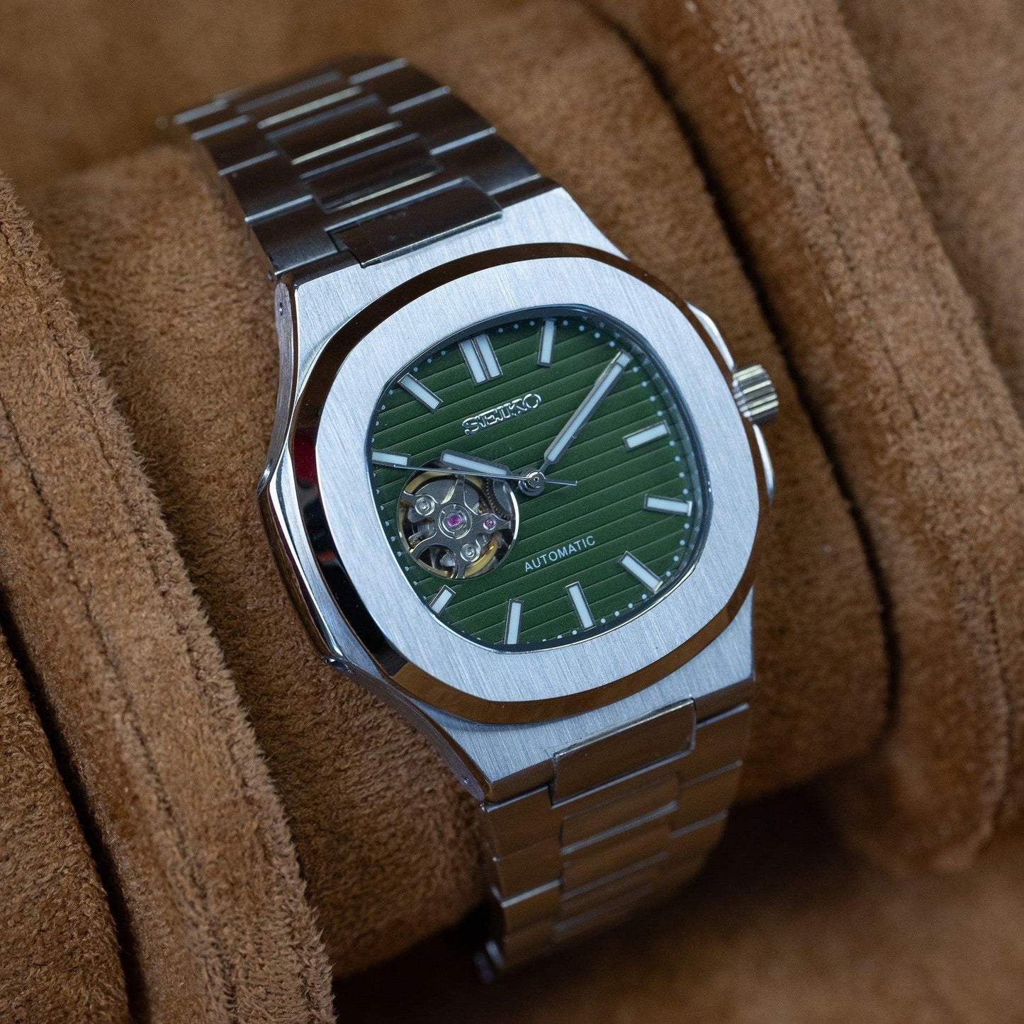 Nautiko olive green open heart