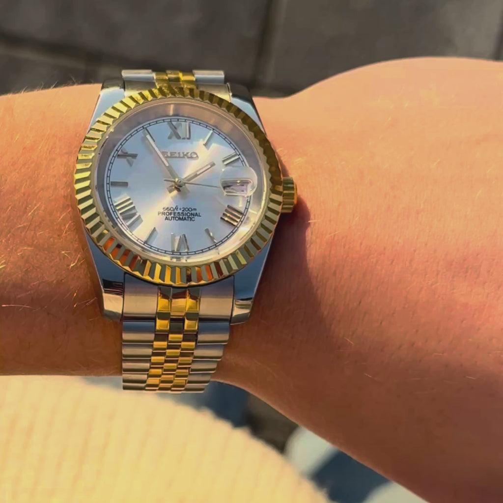 Seikojust two tone gold