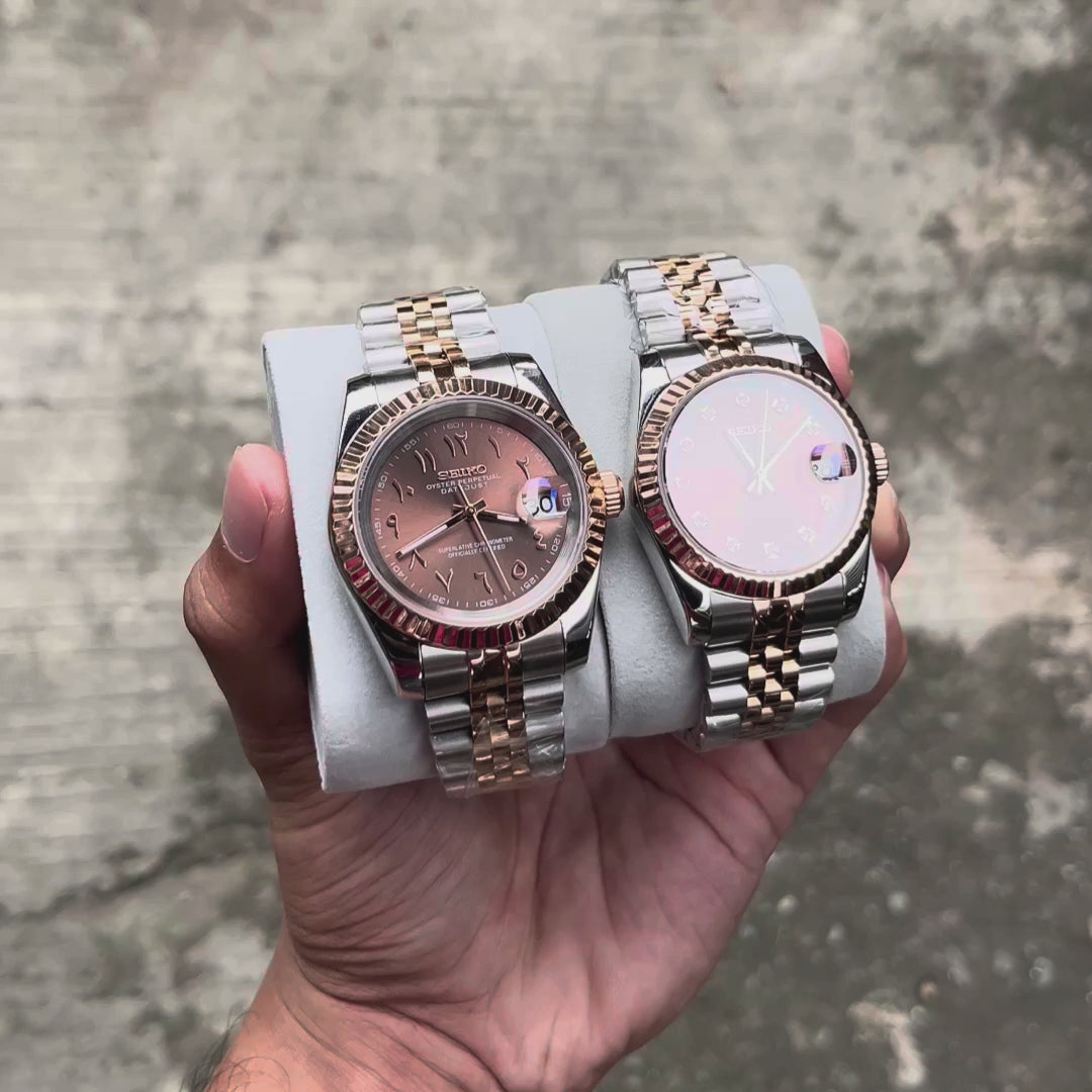 seikojust chocolate rose gold arabic